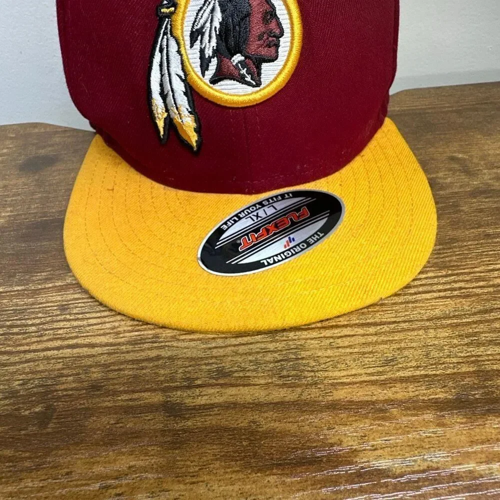 Washington Redskins Hat New Era‎ 59Fifty NFL SnapBack Fitted 6 3/8 Burgundy Gold